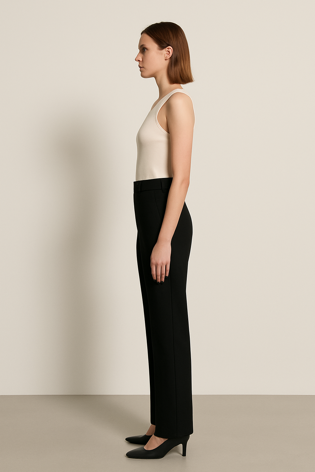 Lena | Gerade Hose mit hoher Taille
