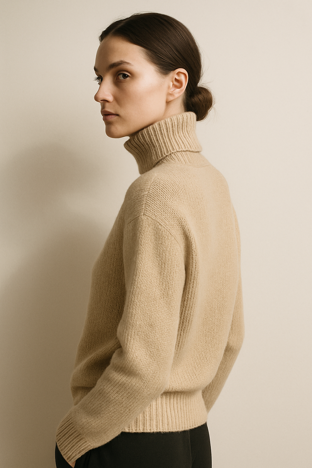 Sophie | Gestrickter Rollkragenpullover
